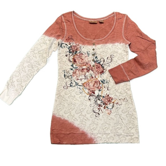 WRANGLER Slim long-sleeve 100% Cotton T-shirt size S - Picture 1 of 5